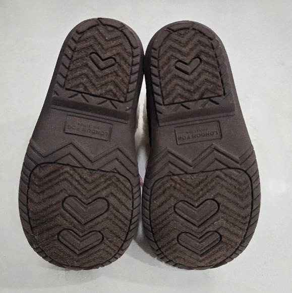 London Fog Enfield Warm Boots Tiddler Girl Size 9 - Picture 12 of 13